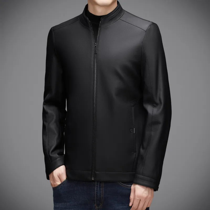 PIERRE CARDIN Leather Jacket Men's-2