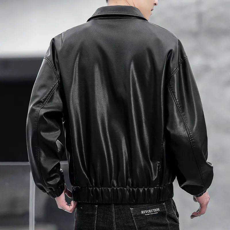 PIERRE CARDIN Leather Jacket Unisex-2
