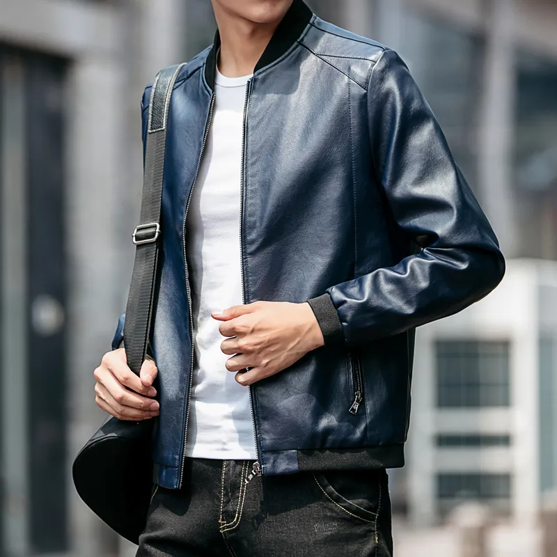 PIERRE CARDIN Leather Jacket Men's-7