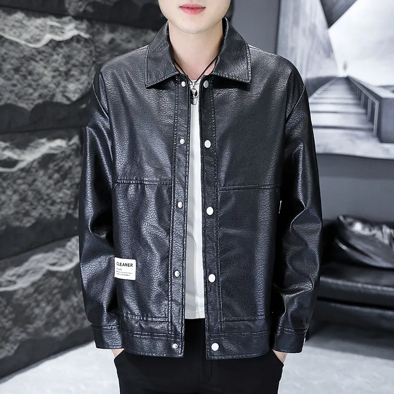 PIERRE CARDIN Leather Jacket Men's-10