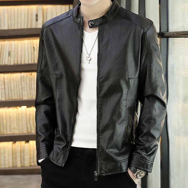 PIERRE CARDIN Leather Jacket Men's-13