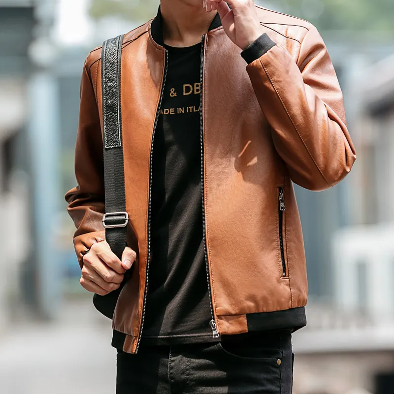 PIERRE CARDIN Leather Jacket Men's-11
