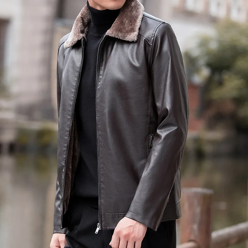 PIERRE CARDIN Leather Jacket Unisex-8