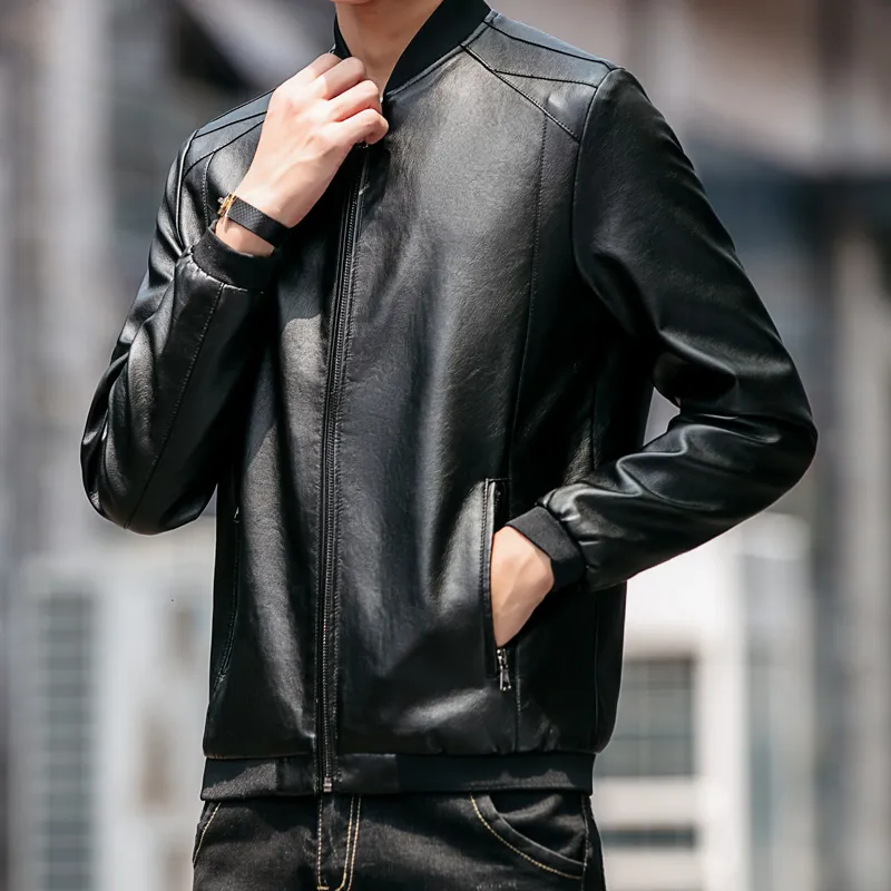 PIERRE CARDIN Leather Jacket Men's-3