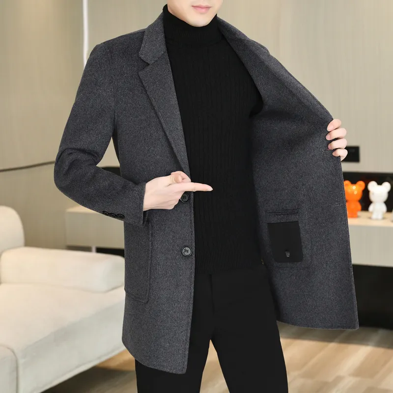PIERRE CARDIN Woolen Coat Men's-18