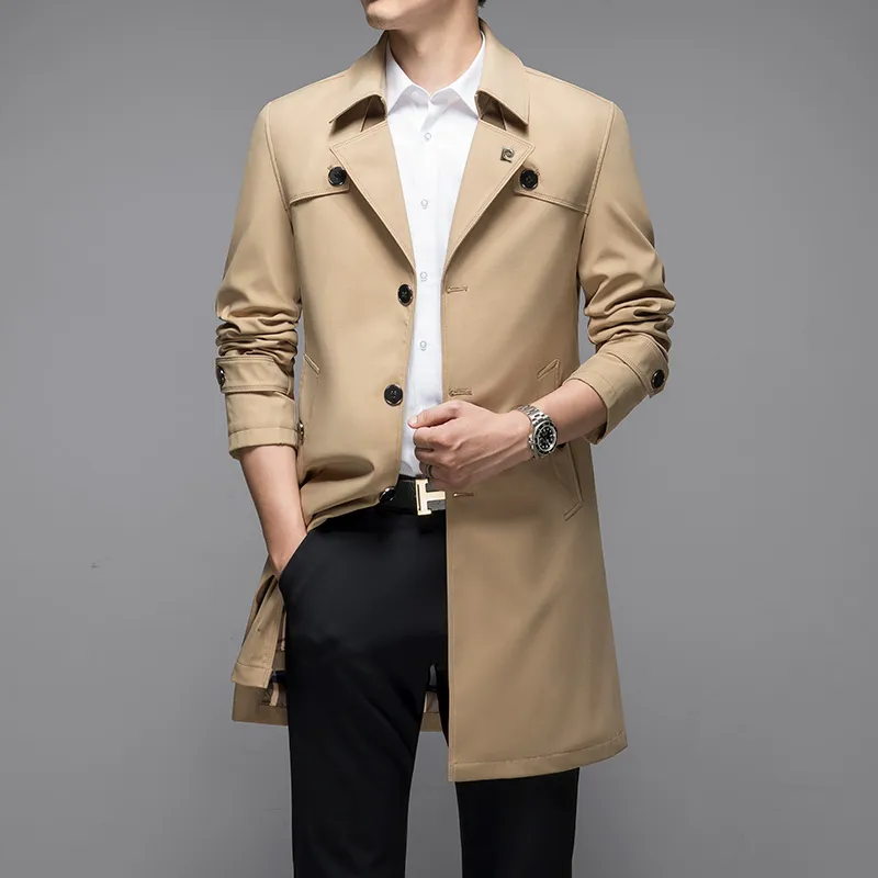 PIERRE CARDIN Trench Coat Men's-4
