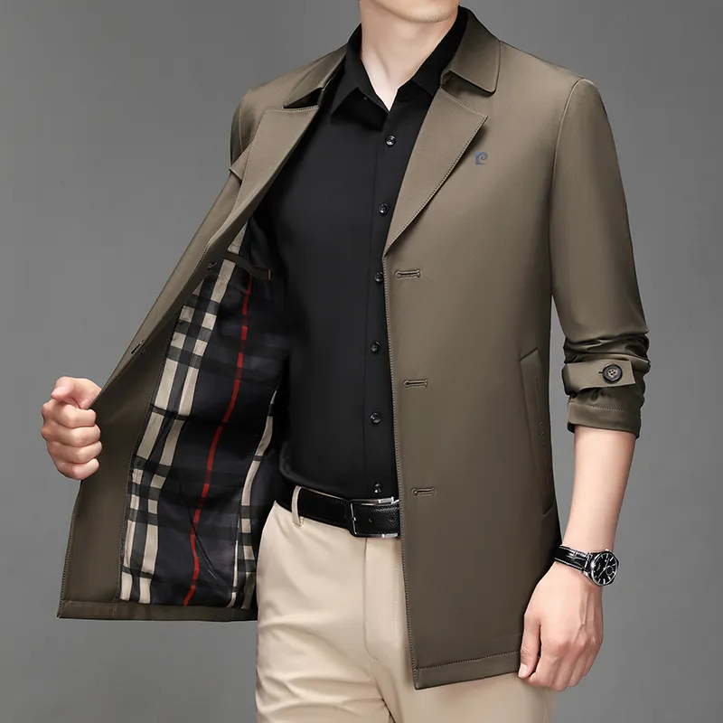PIERRE CARDIN Trench Coat Men's-11