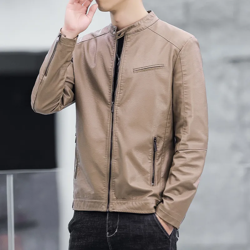PIERRE CARDIN Leather Jacket Men's-17