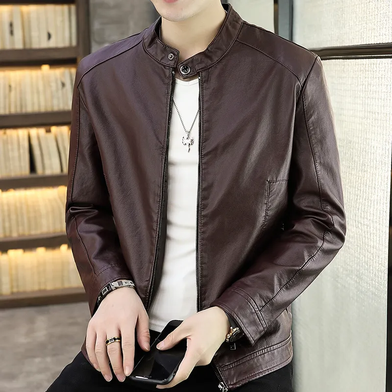 PIERRE CARDIN Leather Jacket Men's-19