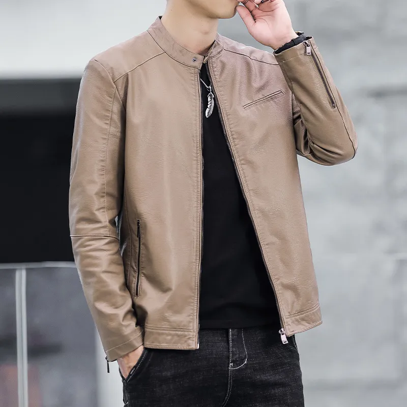 PIERRE CARDIN Leather Jacket Men's-16
