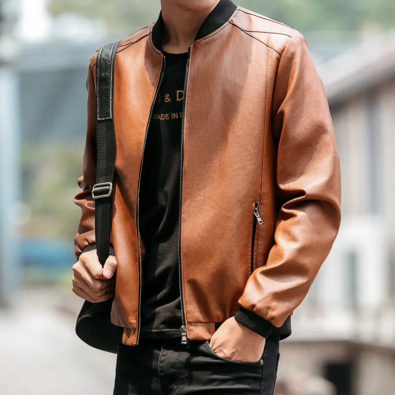 PIERRE CARDIN Leather Jacket Men's-10
