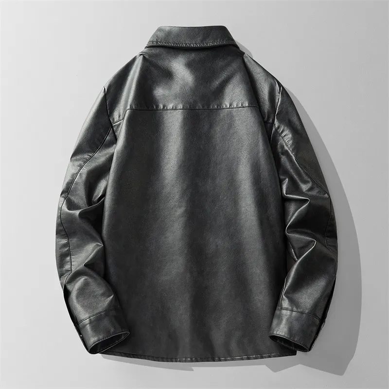 PIERRE CARDIN Leather Jacket Unisex-1