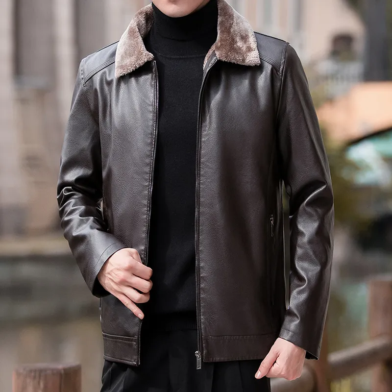 PIERRE CARDIN Leather Jacket Unisex-9