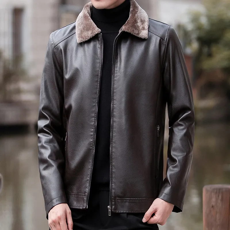 PIERRE CARDIN Leather Jacket Unisex-10