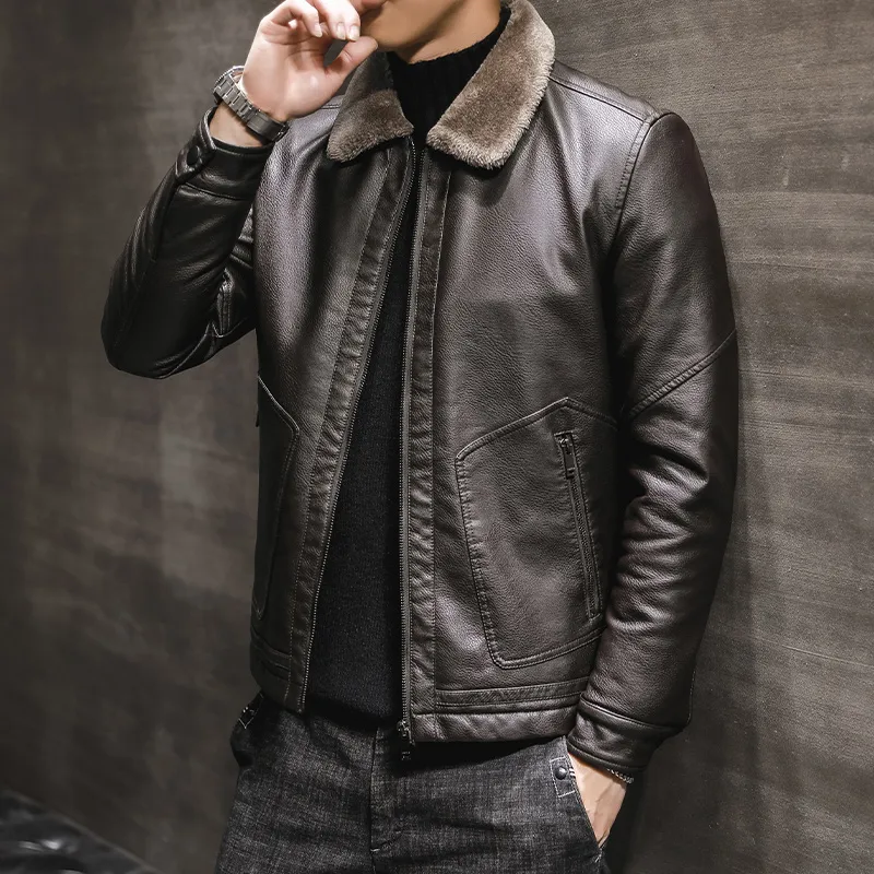 PIERRE CARDIN Leather Jacket Unisex-10