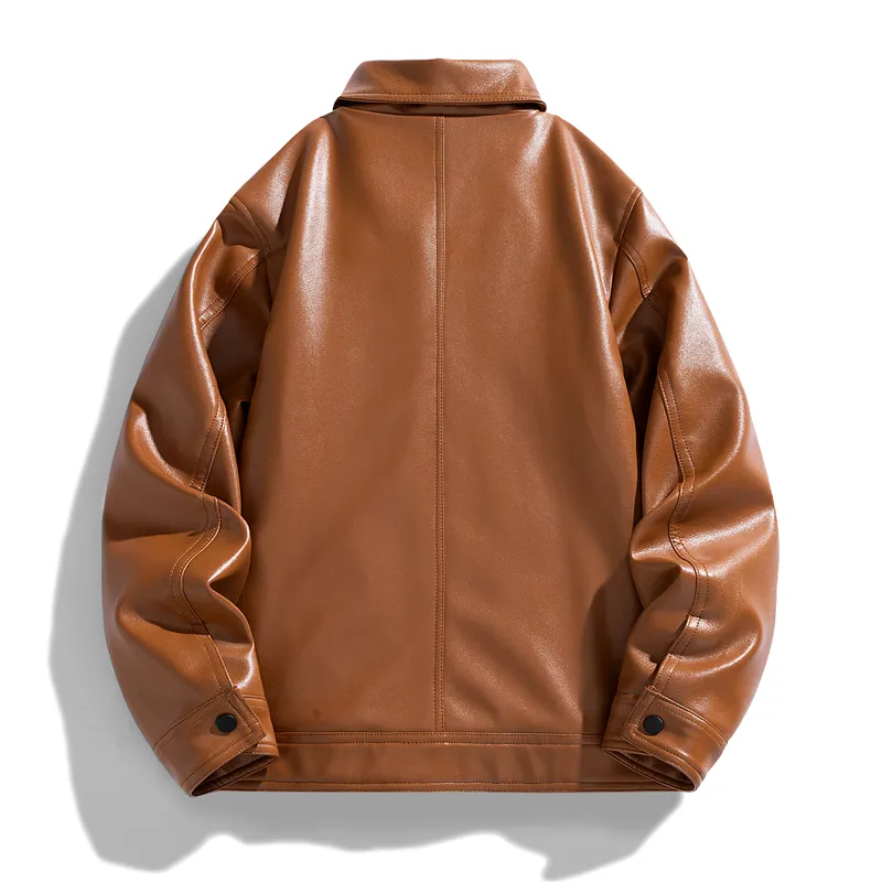PIERRE CARDIN Leather Jacket Men's-6
