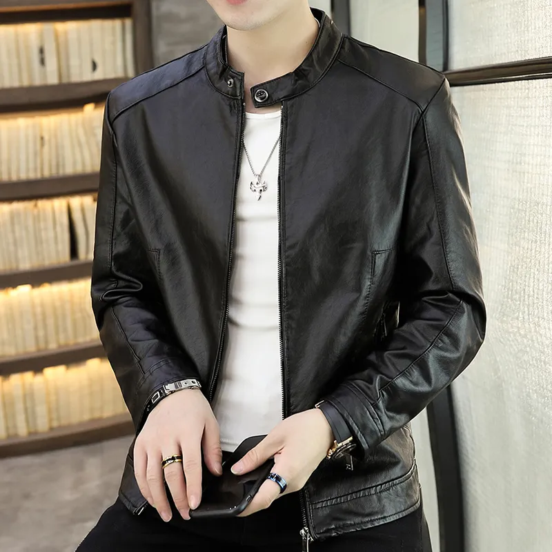 PIERRE CARDIN Leather Jacket Men's-12