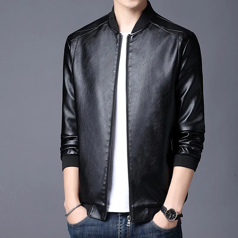PIERRE CARDIN Leather Jacket Men's-14