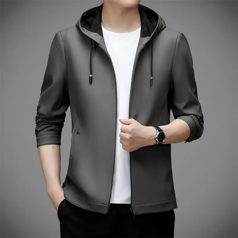 PIERRE CARDIN Leather Jacket Men's-18