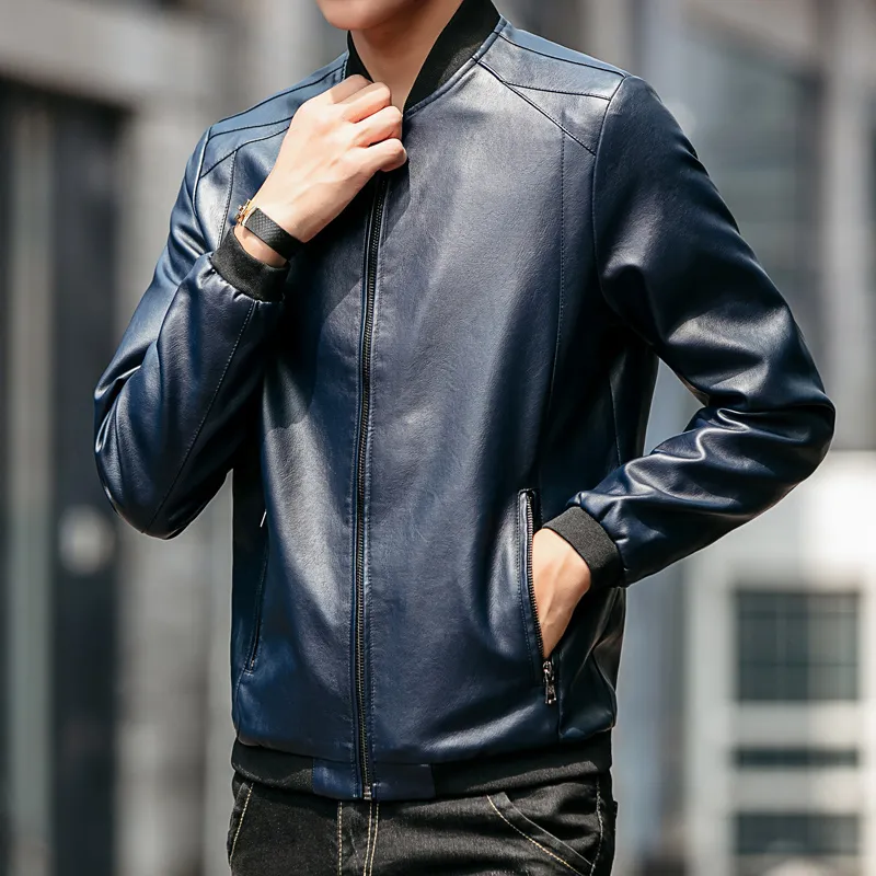 PIERRE CARDIN Leather Jacket Men's-8