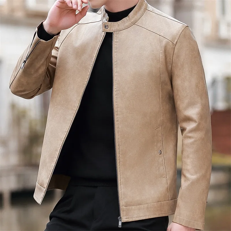 PIERRE CARDIN Leather Jacket Men's-8