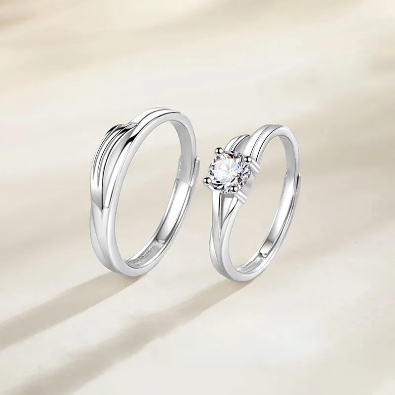 Lockstarfy Moissanite Rings Unisex-3