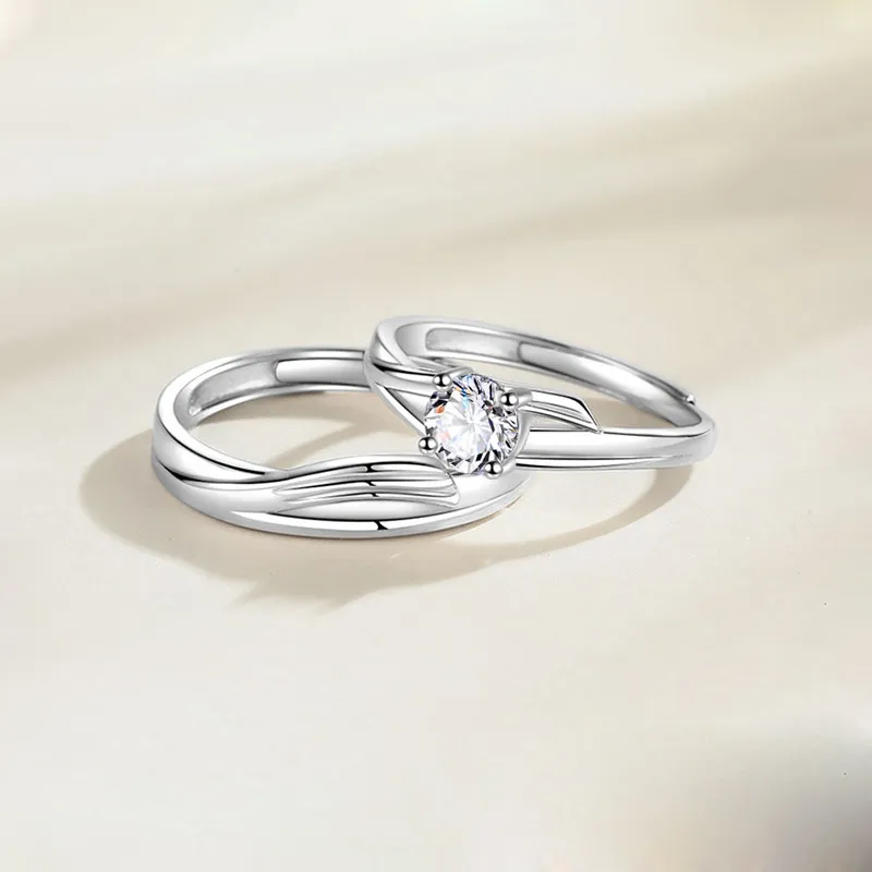 Lockstarfy Moissanite Rings Unisex-2