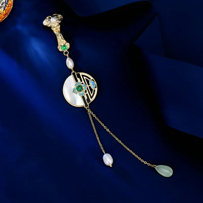 Lockstarfy Mother Of Pearl Brooches Women's-3