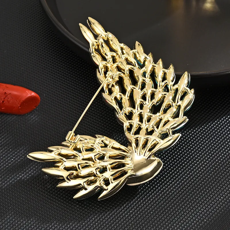 Lockstarfy Austrian Crystal Brooches Women's-4