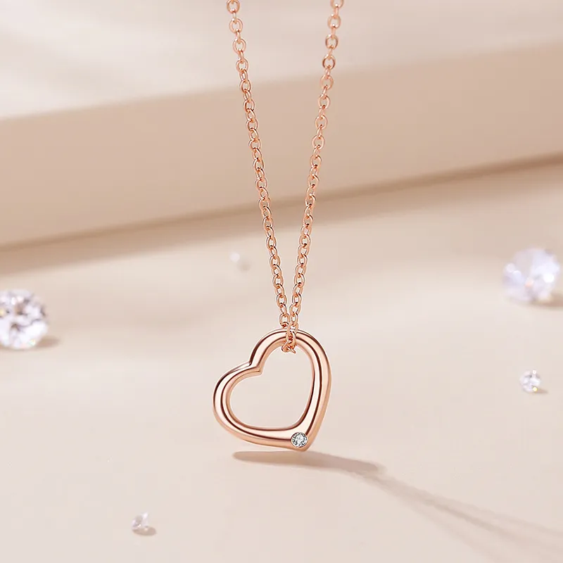 Lockstarfy Moissanite 925 Sterling Silver Necklaces Women's-3