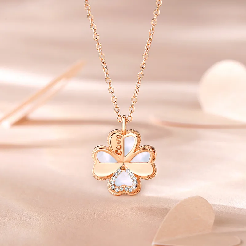 Lockstarfy Mother Of Pearl Necklaces Women's-3