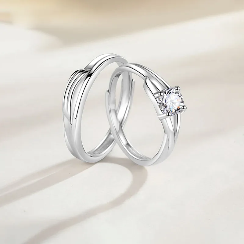 Lockstarfy Moissanite Rings Unisex-4