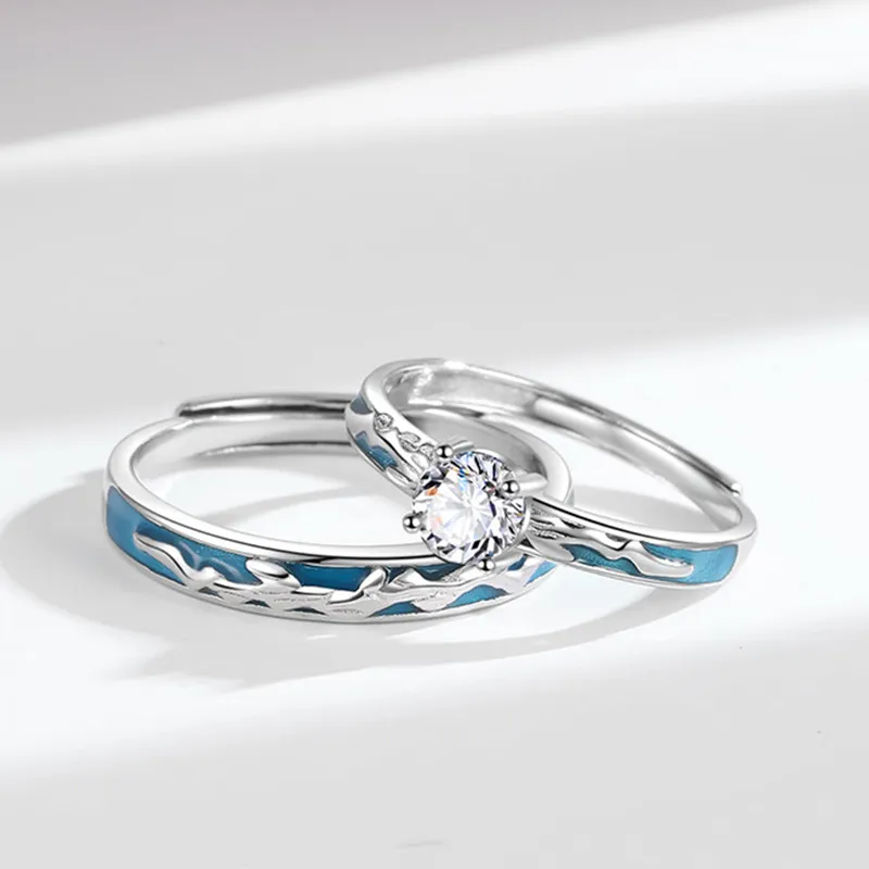 Lockstarfy Moissanite Rings Unisex-4