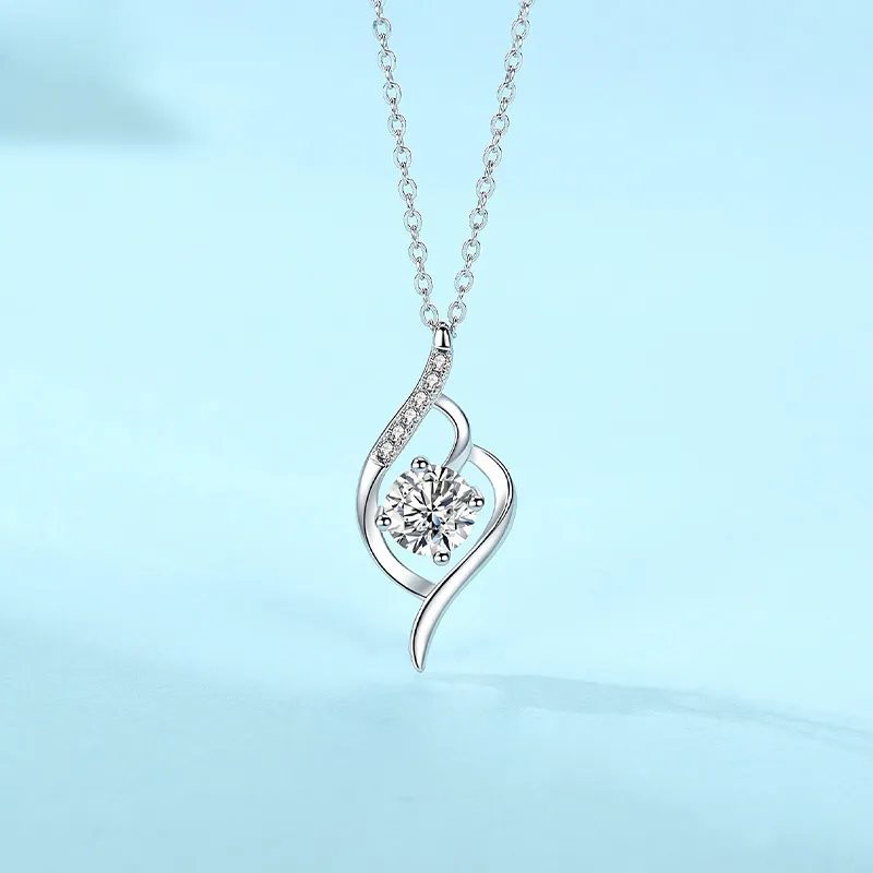 Lockstarfy Moissanite Collarbone Chain Women's-4