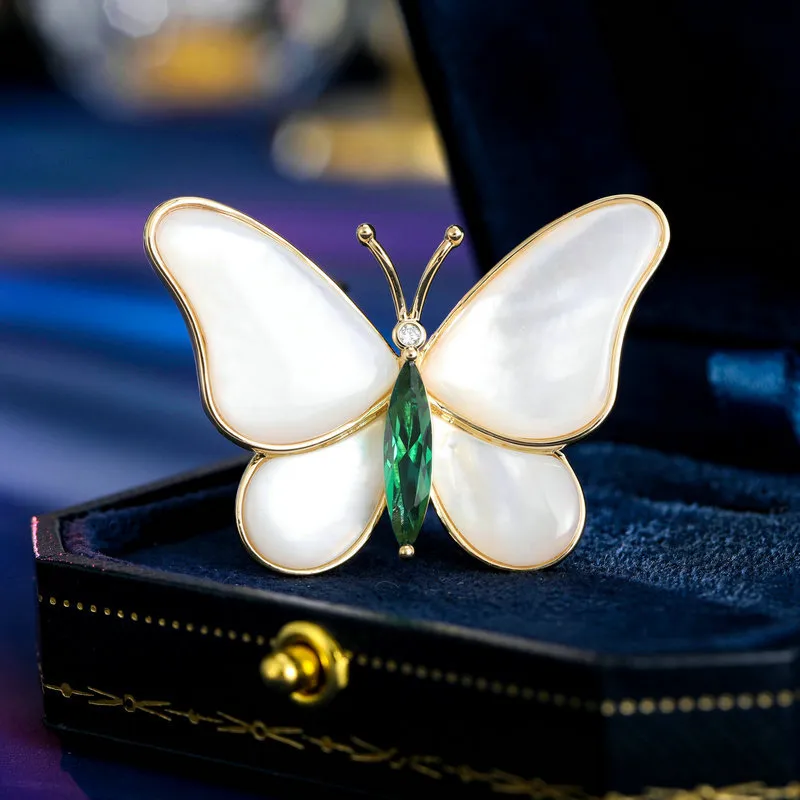 Lockstarfy Mother Of Pearl Brooches Women's-2
