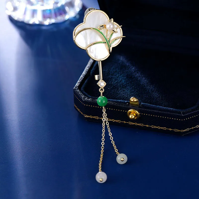 Lockstarfy Mother Of Pearl Brooches Women's-3
