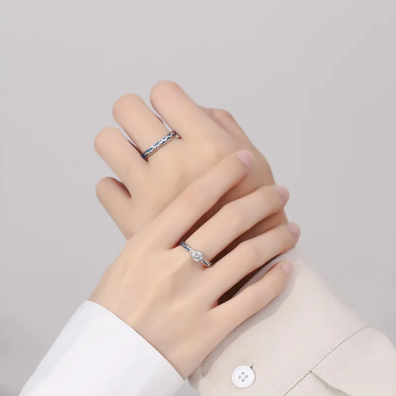 Lockstarfy Moissanite Rings Unisex-2