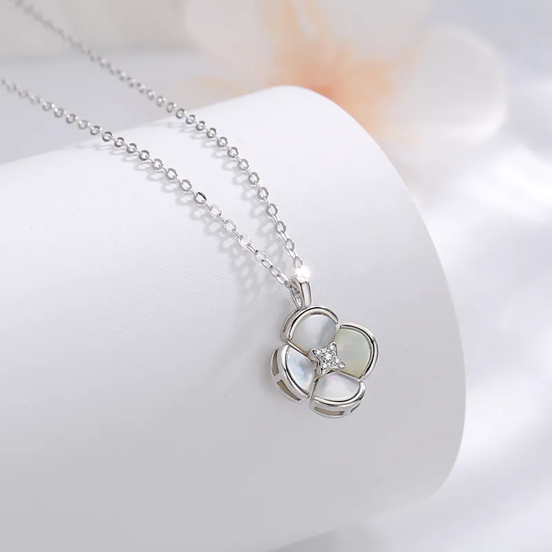 Lockstarfy Mother Of Pearl Necklaces Women's-3
