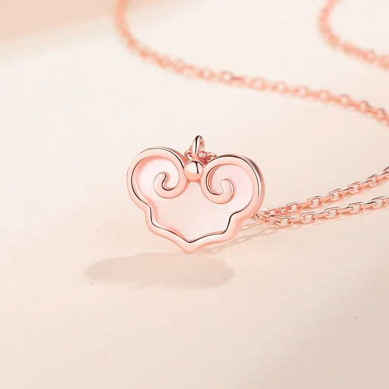 Lockstarfy Mother Of Pearl Necklaces Women's-3