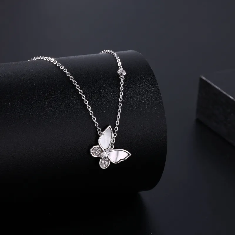 Lockstarfy Mother Of Pearl Necklaces Women's-3
