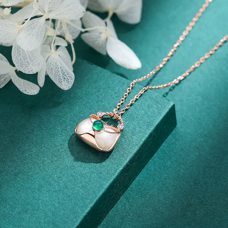 Lockstarfy Mother Of Pearl Necklaces Women's-3