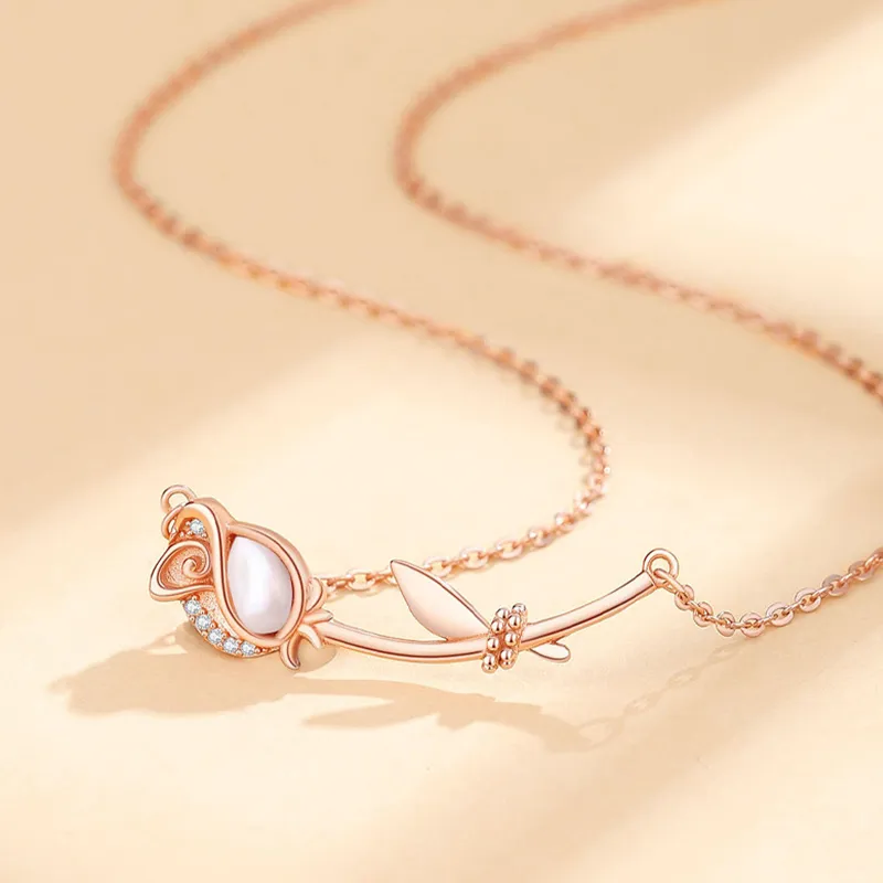 Lockstarfy Mother Of Pearl Necklaces Women's-3