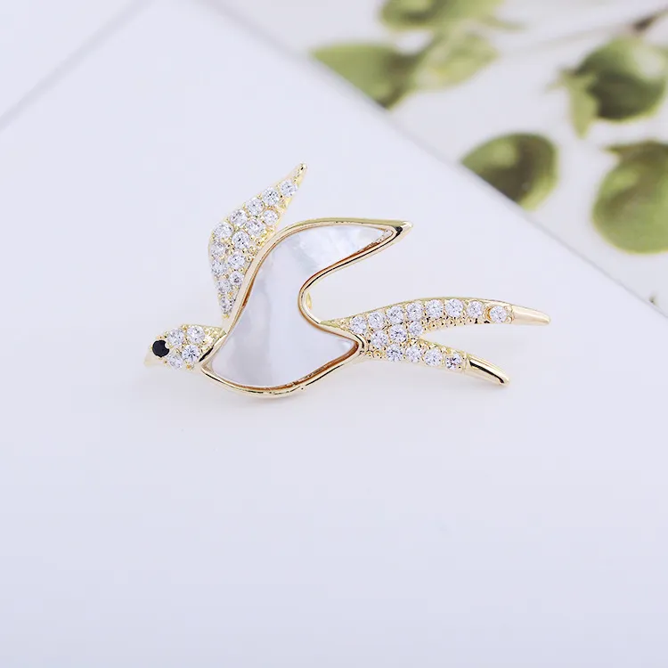 Lockstarfy Copper Mother Of Pearl Brooches Women's-5