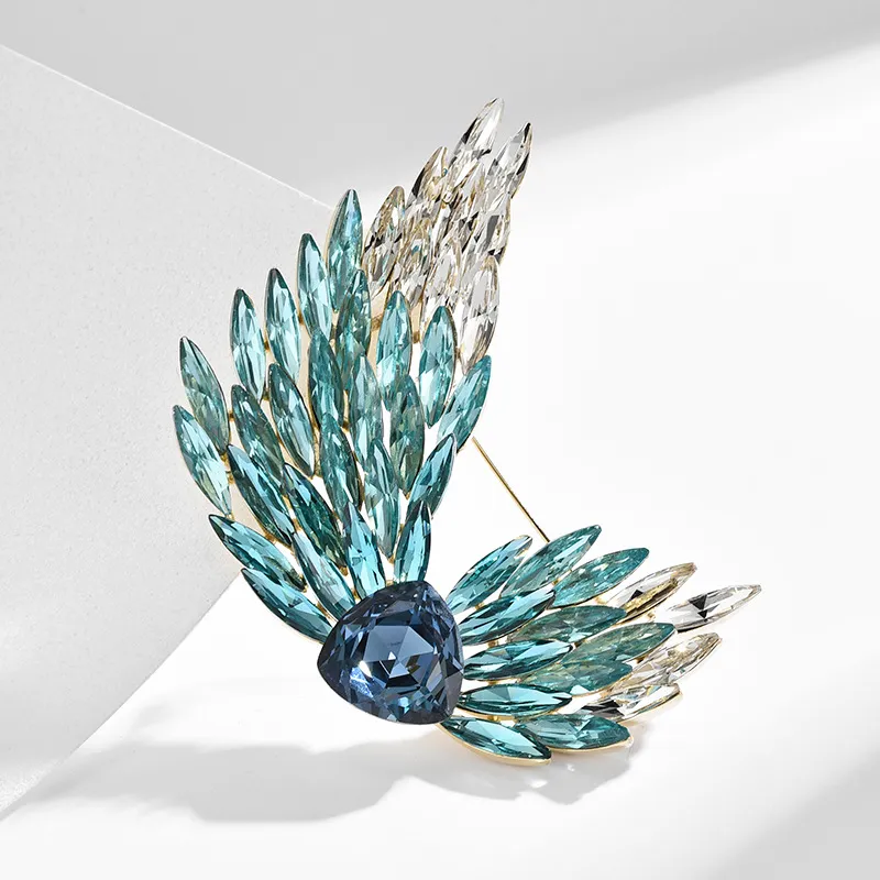 Lockstarfy Austrian Crystal Brooches Women's-3