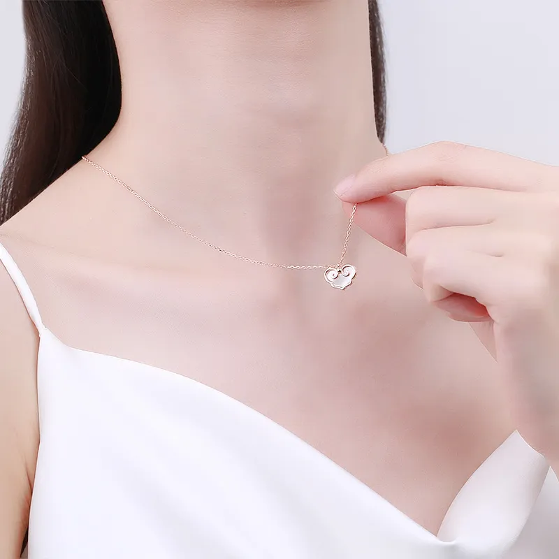 Lockstarfy Mother Of Pearl Necklaces Women's-1