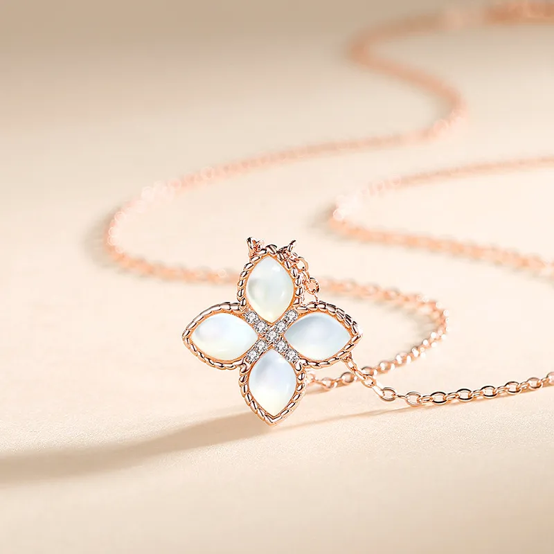 Lockstarfy Mother Of Pearl Necklaces Women's-2