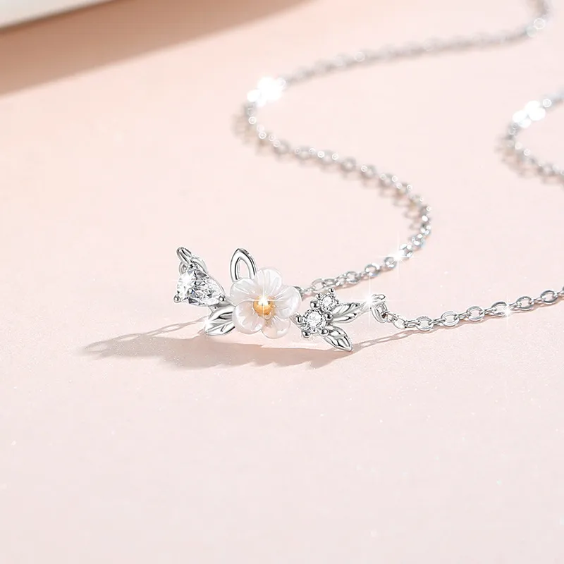Lockstarfy Mother Of Pearl Necklaces Women's-3