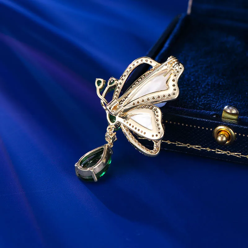 Lockstarfy Mother Of Pearl Brooches Women's-4