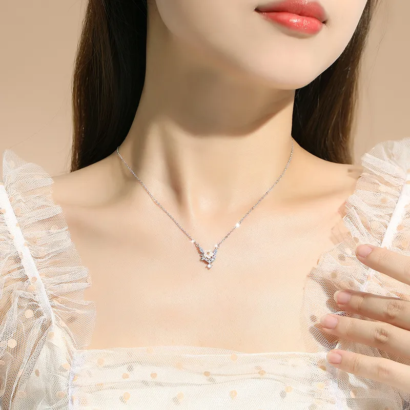 Lockstarfy Mother Of Pearl Necklaces Women's-1
