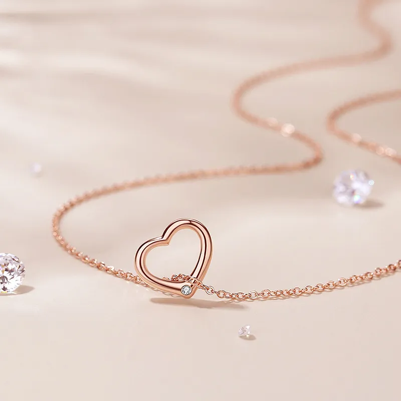 Lockstarfy Moissanite 925 Sterling Silver Necklaces Women's-2